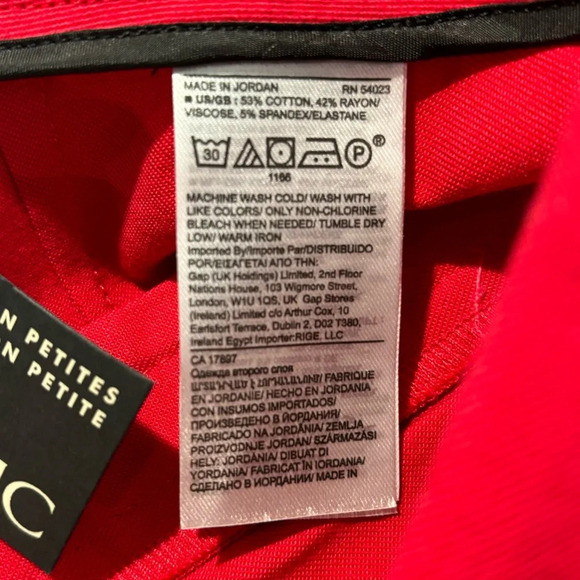 BANANA REPUBLIC Sz 6 Sloan Straight Leg Unlined Trouser Pants NEW WITH  TAGS - Picture 13 of 13